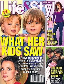 Illustration for article titled This Week In Tabloids: Yeah, Britney Goes Bonkers